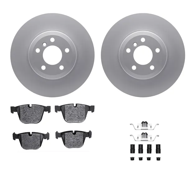 R1 Concepts WDWH1-31047 Brake Rotor- Carbon Coated W/ Ceramic Pads & Hdw
